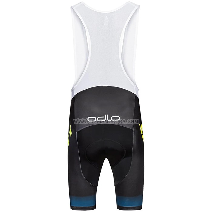 2023 Ropa Ciclismo Scott Sram Negro Mangas Cortas y Culotte Corto